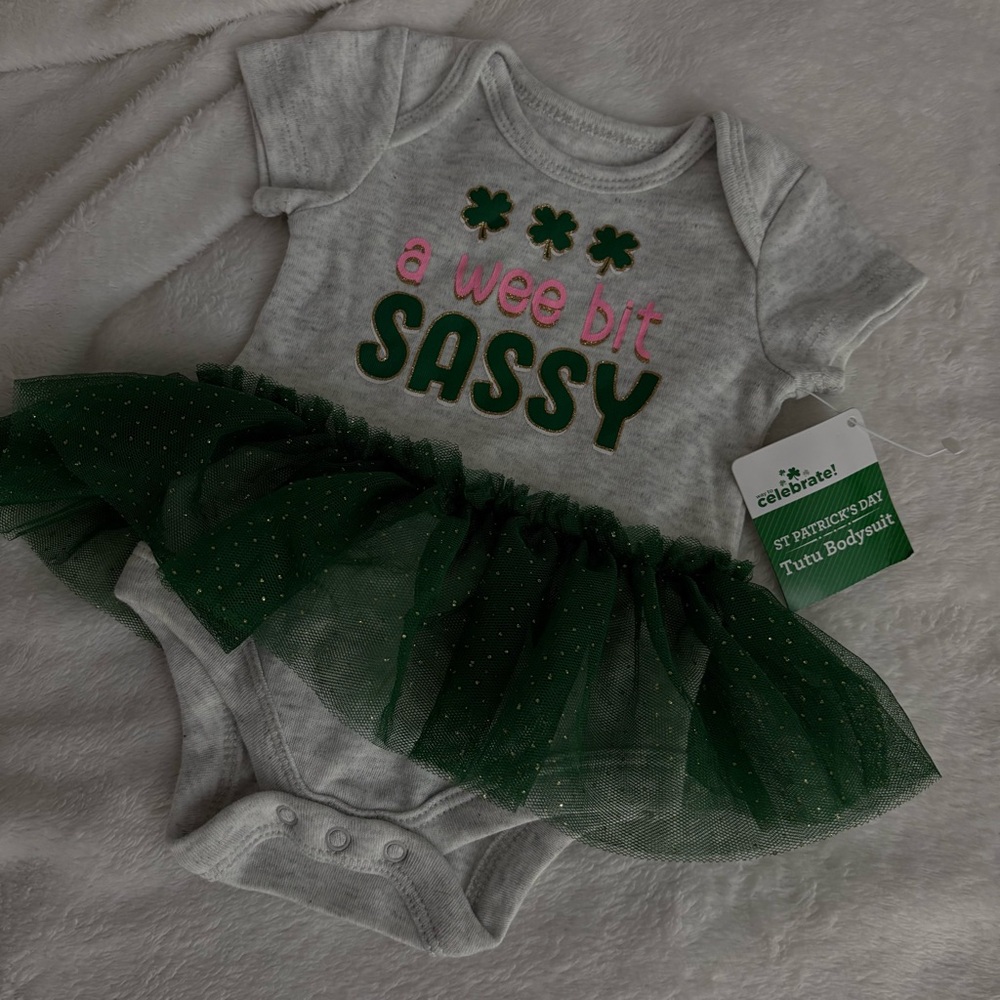 St. Patrick's Day Tutu Bodysuit